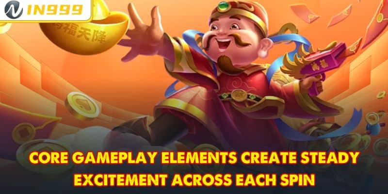 Core gameplay elements create steady excitement across each spin
