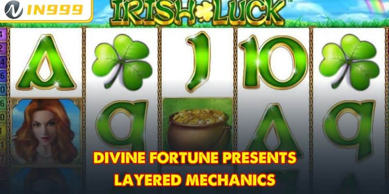 Divine Fortune presents layered mechanics
