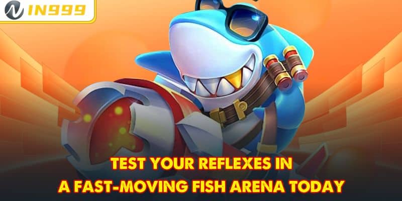 Test your reflexes in a fast-moving fish arena today